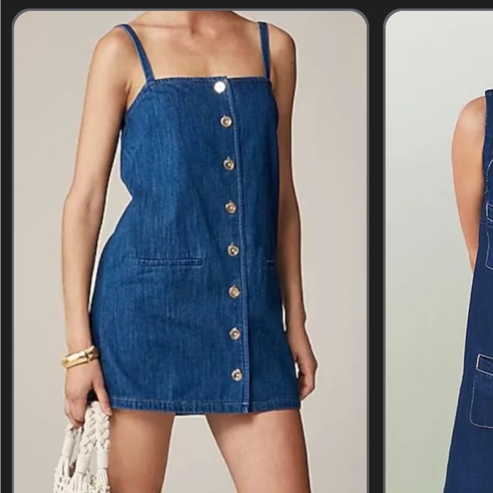 J. Crew Indigo Denim Dress